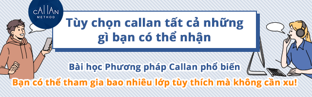 Tùy chọn callan tất cả những gì bạn có thể nhận