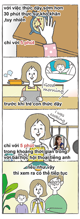 Bài học chỉ 5 phút vào sáng sớm bận rộn