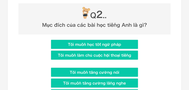 Mục đích học bài tiếng Anh của bạn là gì?